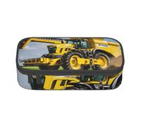 ADAhgu Company Farm Tractor Print Large Storage Pencil Case Pen Bag School Supplies Travel Students Professionals