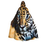 ADAhgu Cute Baby Jaguar 1 Print Hooded Cloak Unisex Costume For Carnival Cosplay Accessory Vampire Party Supplies