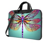ADAhgu Cute Dragonfly Pattern Print Stylish Portable Laptop Bag Shoulder Bags Messenger Briefcase Office Business Trips