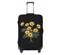 ADAhgu Daisy Flower Pattern Print Stretchable Suitcase Cover Universal Elastic Home Luggage Protector Business Trip
