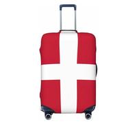 ADAhgu Danish Flag Print Fashionable Suitcase Cover Personalized Luggage Protector for Travel and Business