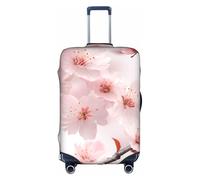 ADAhgu Delicate Cherry Blossoms Print Protective Suitcase Cover Washable Travel Luggage Protector with Concealed Zipper