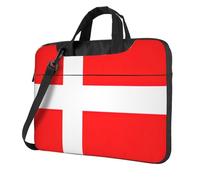 ADAhgu Denmark Danish Flag Print Stylish Portable Laptop Bag Shoulder Bags Messenger Briefcase Office Business Trips