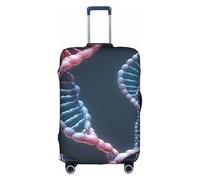 ADAhgu DNA Chain Photo Print Protective Suitcase Cover Washable Travel Luggage Protector with Concealed Zipper