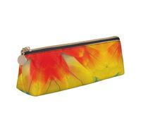 ADAhgu Fantastic Parrot Feather Print Versatile Usage Lightweight Pencil Case Pouch Zippered Pen Storage School Students