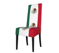 ADAhgu Flag of Mexico Print Functionality Versatile Stretch Dining Chair Covers Waterproof Seat Covers Chairs