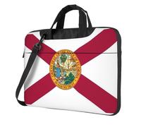 ADAhgu Florida State Flag Print Stylish Portable Laptop Bag Shoulder Bags Messenger Briefcase Office Business Trips