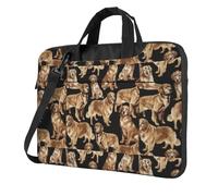 ADAhgu Golden Retrievers Print Stylish And Protective Laptop Bag Lightweight And Versatile For Work Travel