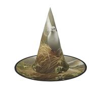 ADAhgu Grass And Dove Print Comfort Carnival Party Unisex Hat Season Festive Headwear Themed Cosplay Costume