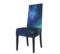 ADAhgu Green Blue Purple Galaxy Print Functionality Versatile Stretch Dining Chair Covers Waterproof Seat Covers Chairs