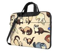 ADAhgu Hairy Ferret Print Stylish And Protective Laptop Bag Lightweight And Versatile For Work Travel