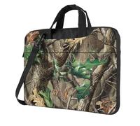 ADAhgu Hardwoods Green Camo Print Stylish And Protective Laptop Bag Lightweight And Versatile For Work Travel