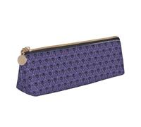 ADAhgu Haunted Mansion Print Versatile Usage Lightweight Pencil Case Pouch Zippered Pen Storage School Students