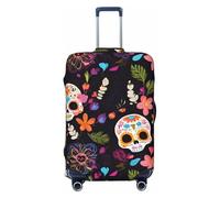 ADAhgu Horror Skull Print Fashionable Suitcase Cover Personalized Luggage Protector for Travel and Business