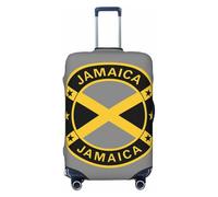 ADAhgu Jamaica Coat of Arms Print Stretchable Suitcase Cover Universal Elastic Home Luggage Protector Business Trip