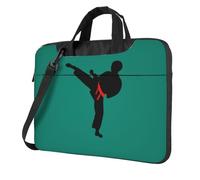 ADAhgu Karate Boy Vector Changeable Belt Color Print Stylish And Protective Laptop Bag Lightweight And Versatile For Work Travel