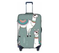 ADAhgu Llama. Print Protective Suitcase Cover Washable Travel Luggage Protector with Concealed Zipper