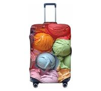 ADAhgu Many Colored Ice Cream Print Stretchable Suitcase Cover Universal Elastic Home Luggage Protector Business Trip