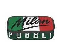 ADAhgu Milan, Italy Print Large Storage Pencil Case Pen Bag School Supplies Travel Students Professionals
