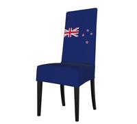ADAhgu New Zealand Flag Print Functionality Versatile Stretch Dining Chair Covers Waterproof Seat Covers Chairs