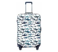 ADAhgu Ocean Shark Print Stretchable Suitcase Cover Universal Elastic Home Luggage Protector Business Trip