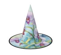 ADAhgu Orchid Flower Butterfly Soft Fresh Spring Print Comfort Carnival Party Unisex Hat Season Festive Headwear Themed Cosplay Costume