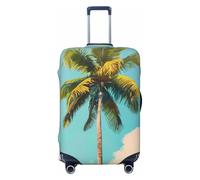 ADAhgu Palm Tree Print Stretchable Suitcase Cover Universal Elastic Home Luggage Protector Business Trip