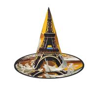 ADAhgu Paris Eiffel Tower Print Comfort Carnival Party Unisex Hat Season Festive Headwear Themed Cosplay Costume