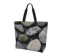 ADAhgu Pebble Stone Pattern Print Large Capacity Shoulder Bag Crossbody Bags Daily Use Travel Work Casual Accessory