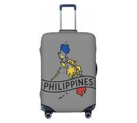 ADAhgu Philippines Map Print Stretchable Suitcase Cover Universal Elastic Home Luggage Protector Business Trip