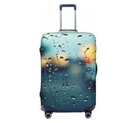 ADAhgu Rain Drops On Glass Print Stretchable Suitcase Cover Universal Elastic Home Luggage Protector Business Trip