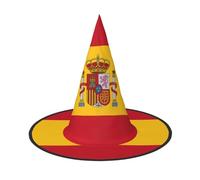 ADAhgu Spanish Flag Print Comfort Carnival Party Unisex Hat Season Festive Headwear Themed Cosplay Costume