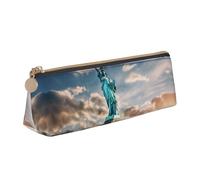 ADAhgu Statue of Liberty in NYC Print Versatile Usage Lightweight Pencil Case Pouch Zippered Pen Storage School Students
