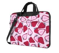 ADAhgu Strawberry Pattern Print Stylish And Protective Laptop Bag Lightweight And Versatile For Work Travel