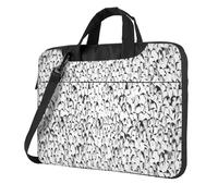 ADAhgu Stylish Crowd Of Penguins Pattern Print Stylish Portable Laptop Bag Shoulder Bags Messenger Briefcase Office Business Trips