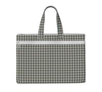 ADAhgu The Seaside Lighthouse Print Large Capacity Canvas Tote File Bag Office Supplies Lightweight Foldable Daily Use