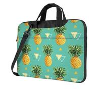 ADAhgu Tropical Fruit Pineapple Print Stylish And Protective Laptop Bag Lightweight And Versatile For Work Travel