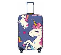 ADAhgu Unicorn Accessories Print Fashionable Suitcase Cover Personalized Luggage Protector for Travel and Business