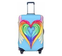 ADAhgu Valentine's Day Love Heart Print Stretchable Suitcase Cover Universal Elastic Home Luggage Protector Business Trip