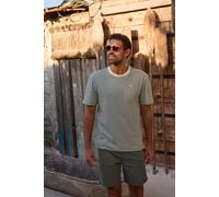 Adair Super Soft Striped T-Shirt Weird Fish Dark Green S