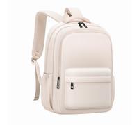 ADAISM Aesthetic Cute Backpack for School Kids Bookbags Student Backpacks for Teen Girls Preppy Casual Middle School Bag, Beige