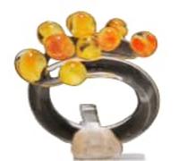 ADAJURI Dainty Colorful Beads Glass Ring For Women | Hypoallergenic Smooth Glass Ceramic Ring With Transparent Shine | Unique Jewelry For Unisex Daily Wear, 6 UK, Glass, No Gemstone