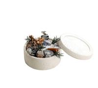ADAJURI Elegant Aromatherapy Crystal Diffuser for Home | Tarnish-Free Fire-Free Essential Oil Air Freshener | Creative Scented Decor for Home Dainty Birthday Gift (White Bowl)