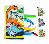 Adalex Global Perfect Animal Baby Book and Baby Toys, Encouraging Early Learning and Development with Colourful Illustrations Gift 0-3 0-6-6 6-12 Months 1 2 3 year old (Dino)