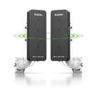 AdaLov WiFi 6 Outdoor Wireless Bridge CPE882 with Mounts, 1200Mbps Dualband | 5km Long Range, MU-MIMO OFDMA WPA3, PtP/PtMP Extend Network to Outbuildings, Plug & Play, Weatherproof, PoE/12V DC