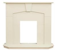 Adam Abbey Fireplace in Stone Effect, 48 Inch