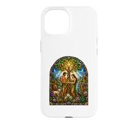 Adam And Eve Eden Creation Medieval Biblical Icon Art Faith Case for iPhone 15