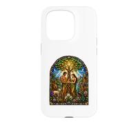 Adam And Eve Eden Creation Medieval Biblical Icon Art Faith Case for iPhone 15 Pro