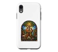 Adam And Eve Eden Creation Medieval Biblical Icon Art Faith Case for iPhone XR