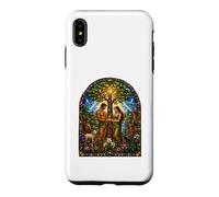 Adam And Eve Eden Creation Medieval Biblical Icon Art Faith Case for iPhone XS Max